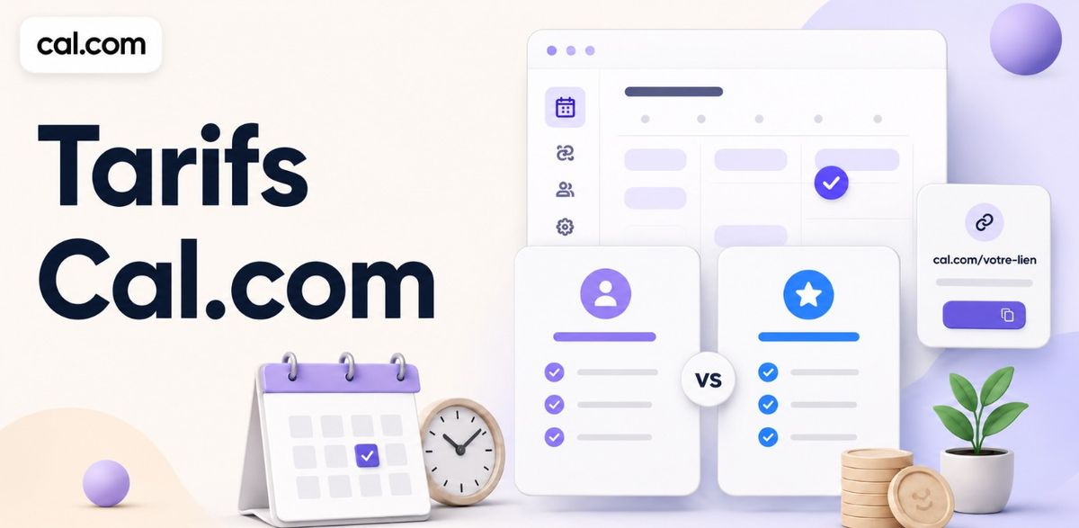 graphique des tarifs de cal.com